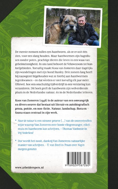 Achterkant van Het verlangen naar hazelworm
