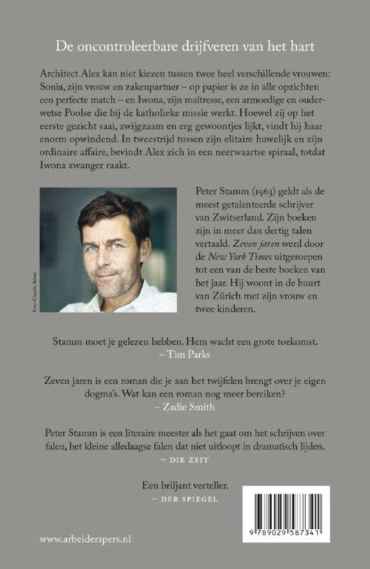 Achterkant van Zeven jaren
