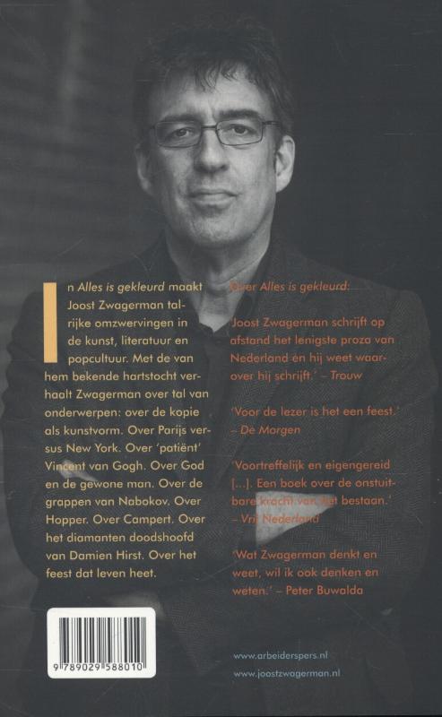 Achterkant van Alles is gekleurd