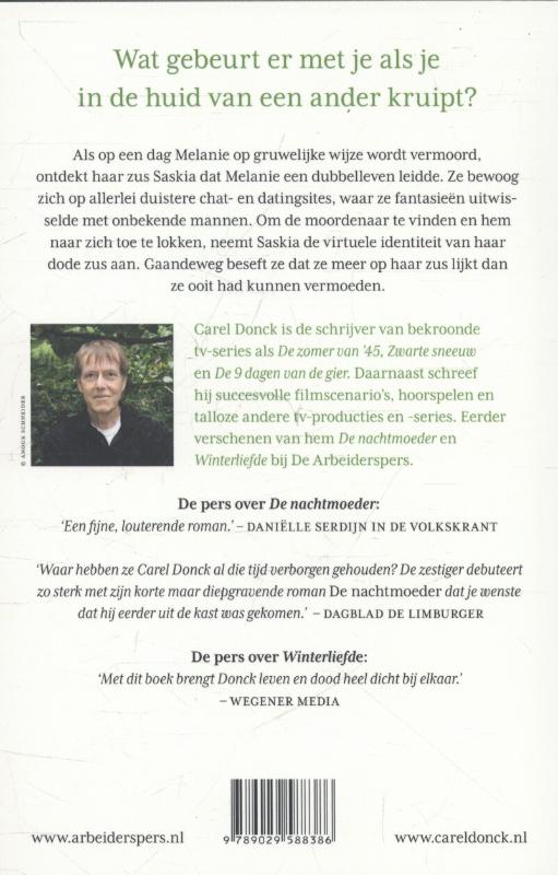 Achterkant van Melanie