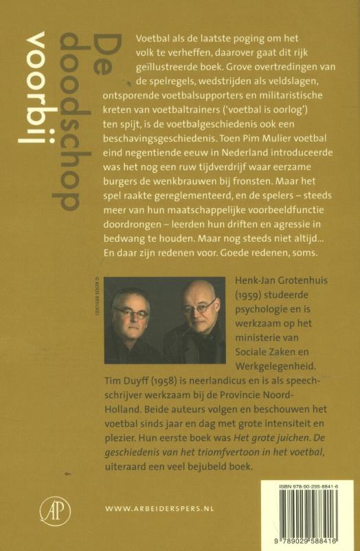Achterkant van De doodschop voorbij