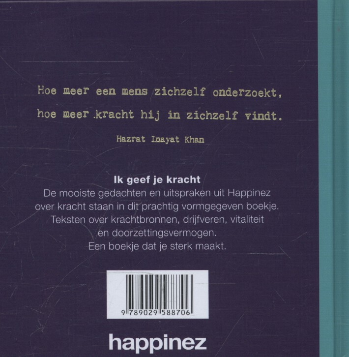 Achterkant van Ik geef je kracht