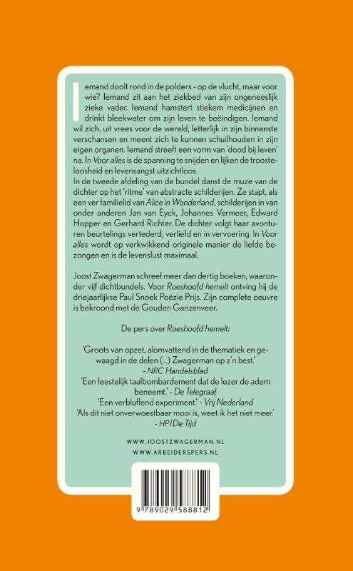Achterkant van Voor alles