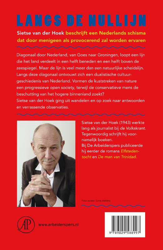 Achterkant van Langs de nullijn