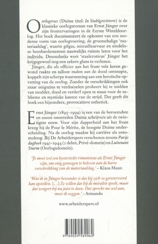 Achterkant van Oorlogsroes