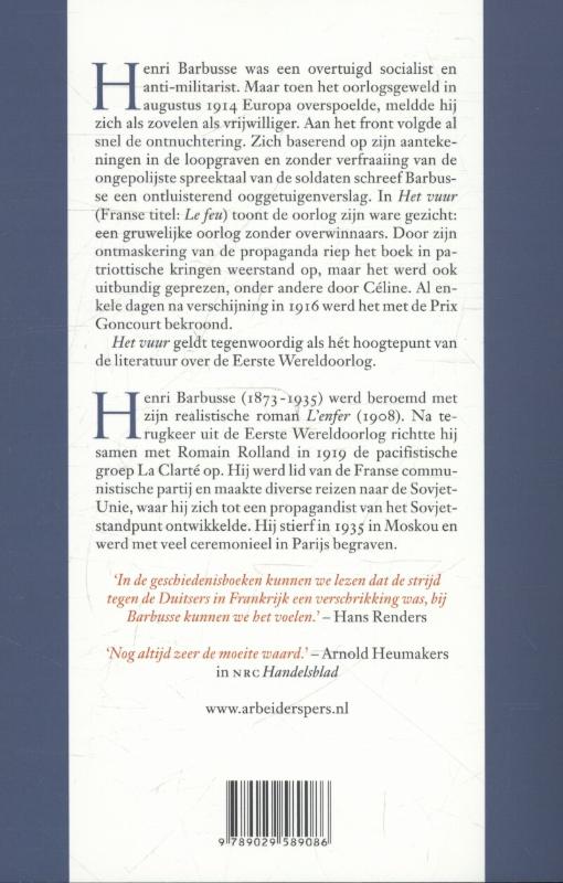 Achterkant van Het vuur