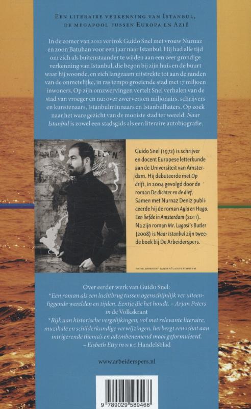 Achterkant van Naar Istanbul