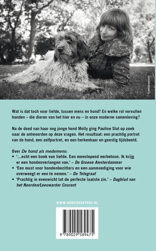 Achterkant van De hond als medemens