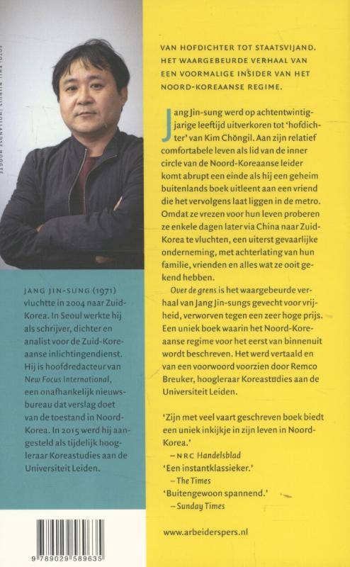Achterkant van Over de grens