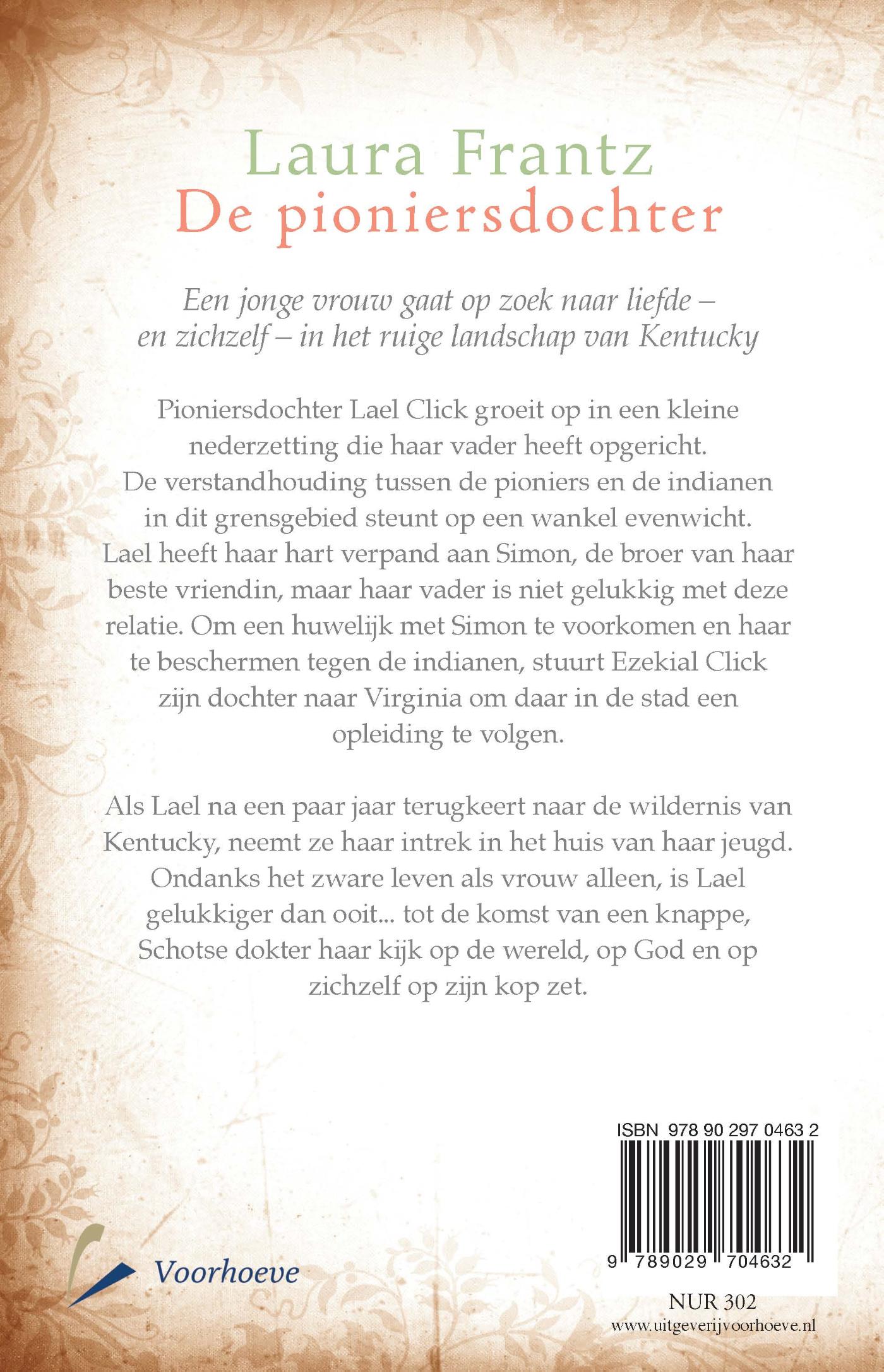 Achterkant van De pioniersdochter