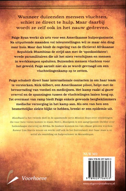 Achterkant van Bloedband