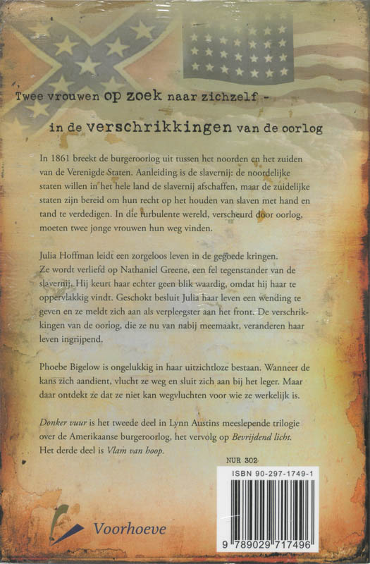 Achterkant van Donker vuur