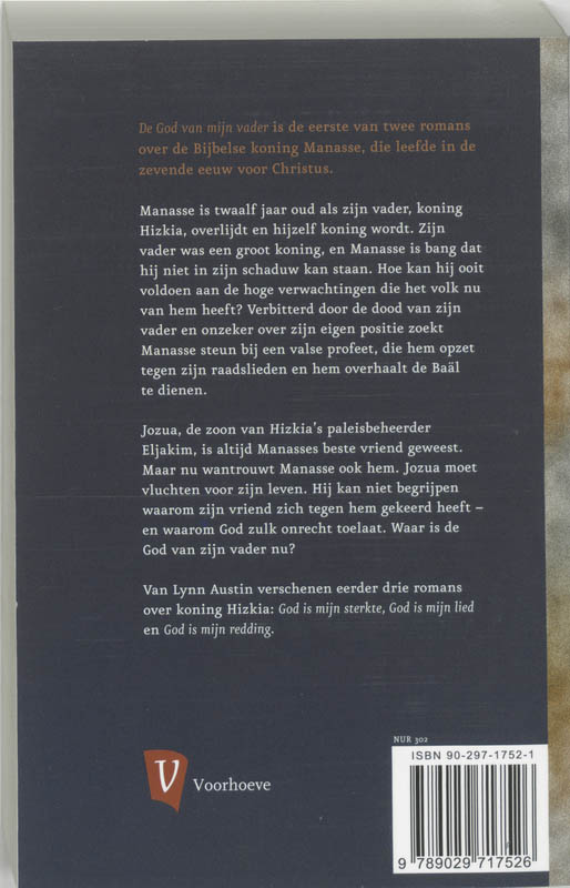 Achterkant van De God van mijn vader