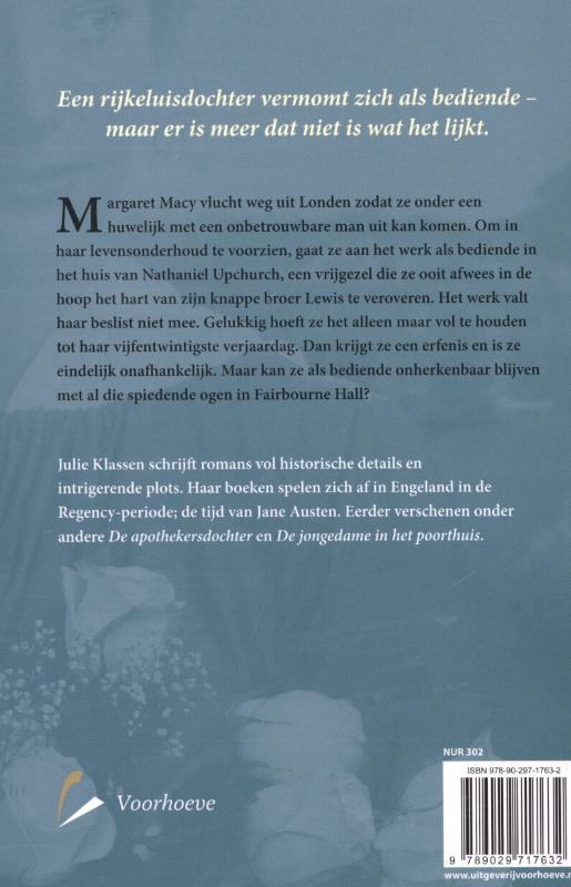 Achterkant van De dienstmeid van Fairbourne Hall