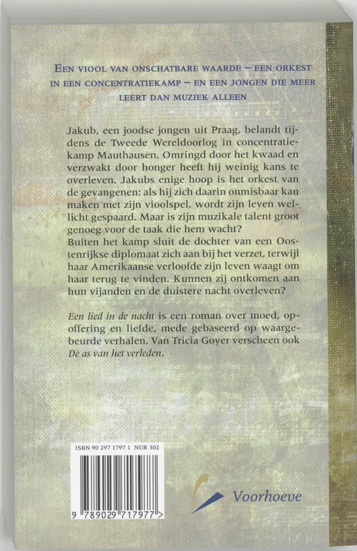 Achterkant van Een lied in de nacht