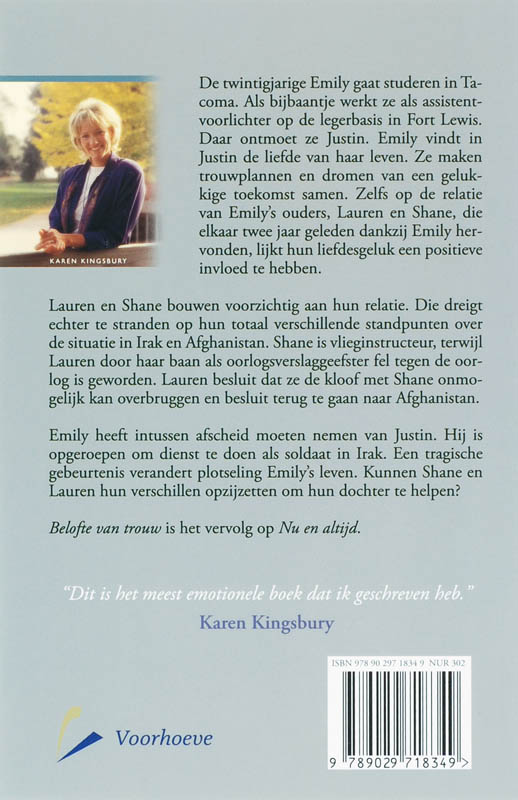 Achterkant van Belofte van trouw