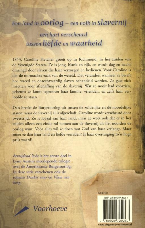 Achterkant van Bevrijdend licht