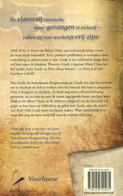 Achterkant van Vlam van hoop