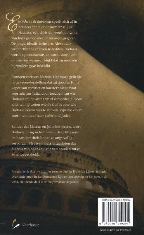Achterkant van Een echo in de duisternis