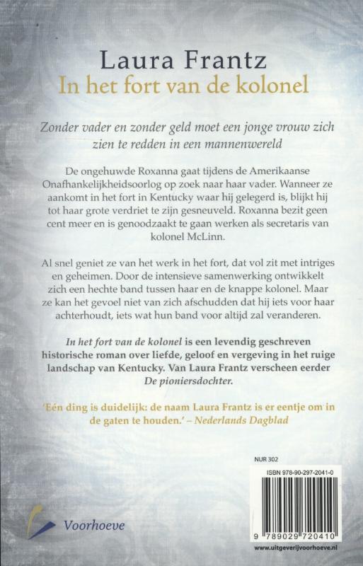 Achterkant van In het fort van de kolonel