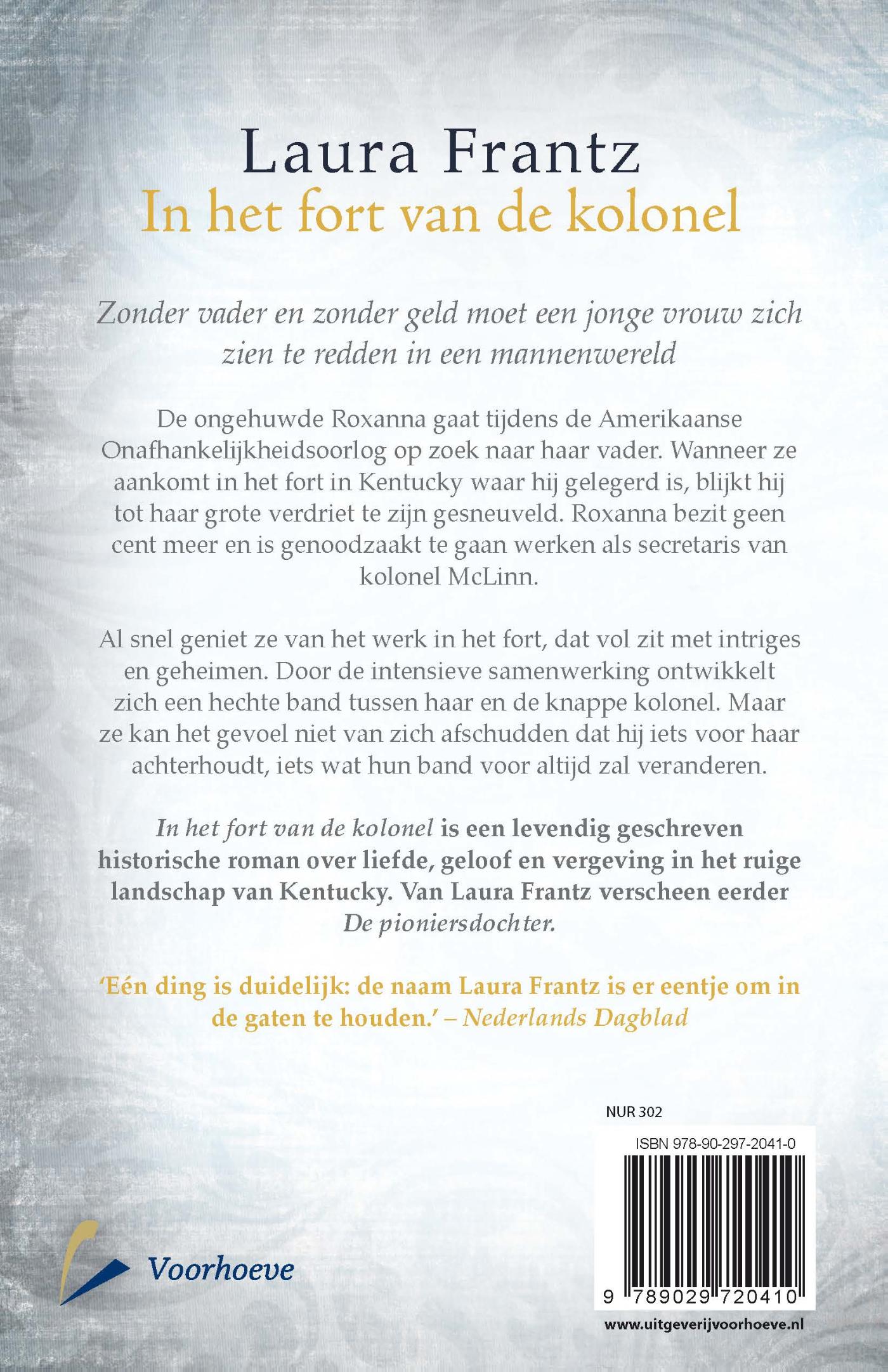 Achterkant van In het fort van de kolonel