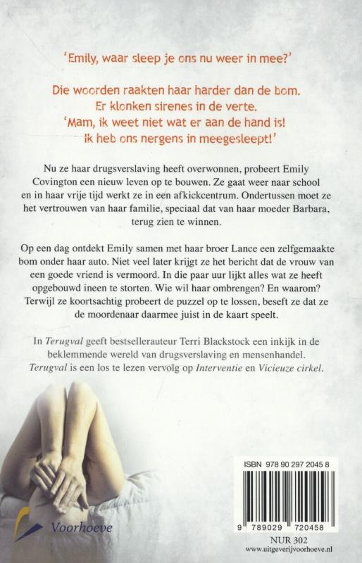 Achterkant van Terugval