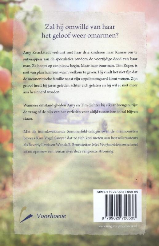 Achterkant van Voorjaarsbloesem