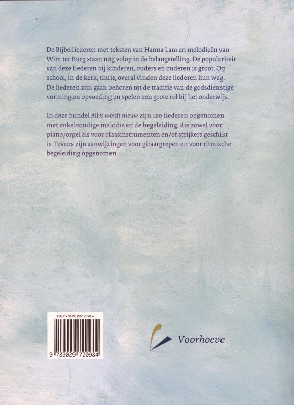 Achterkant van Alles wordt nieuw