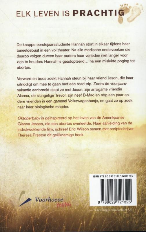 Achterkant van Oktoberbaby