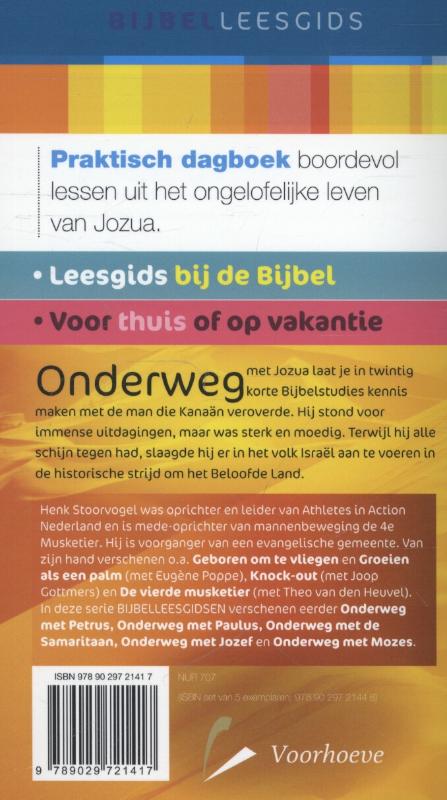 Achterkant van Onderweg met Jozua
