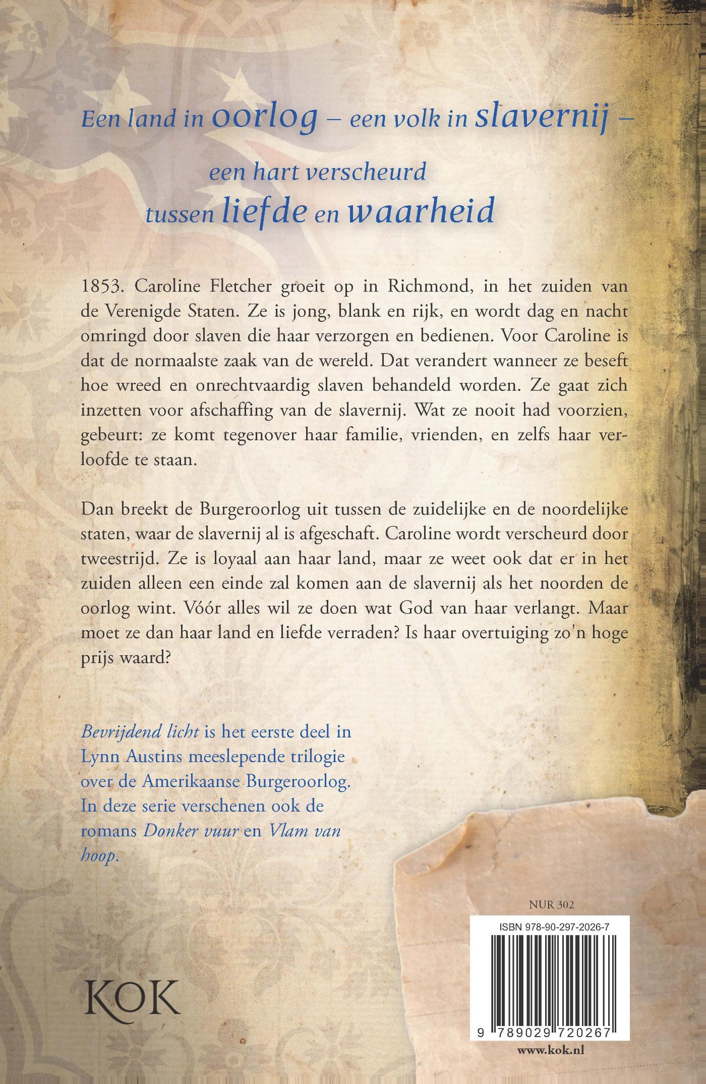 Achterkant van Bevrijdend licht