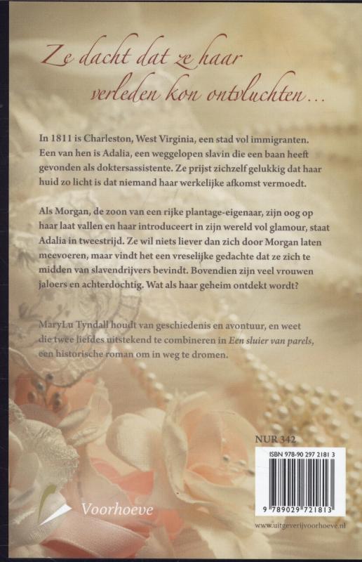 Achterkant van Een sluier van parels