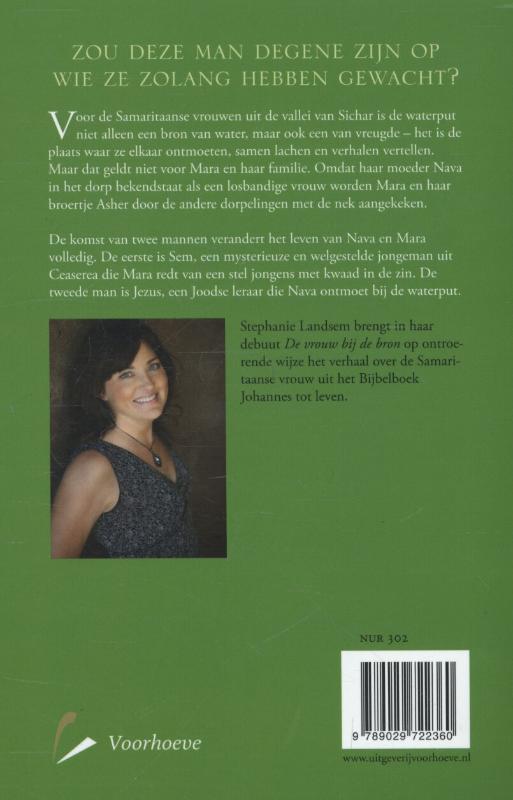 Achterkant van De vrouw bij de bron
