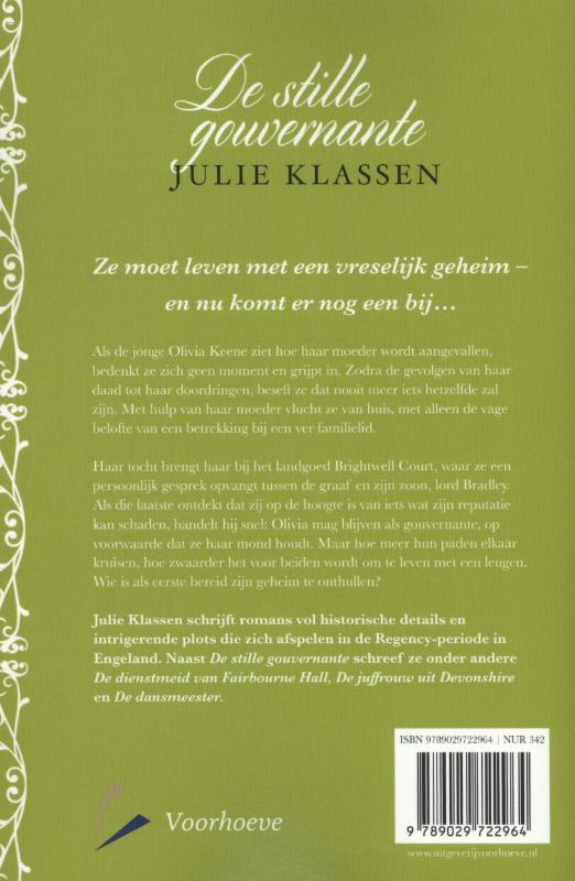 Achterkant van De stille gouvernante