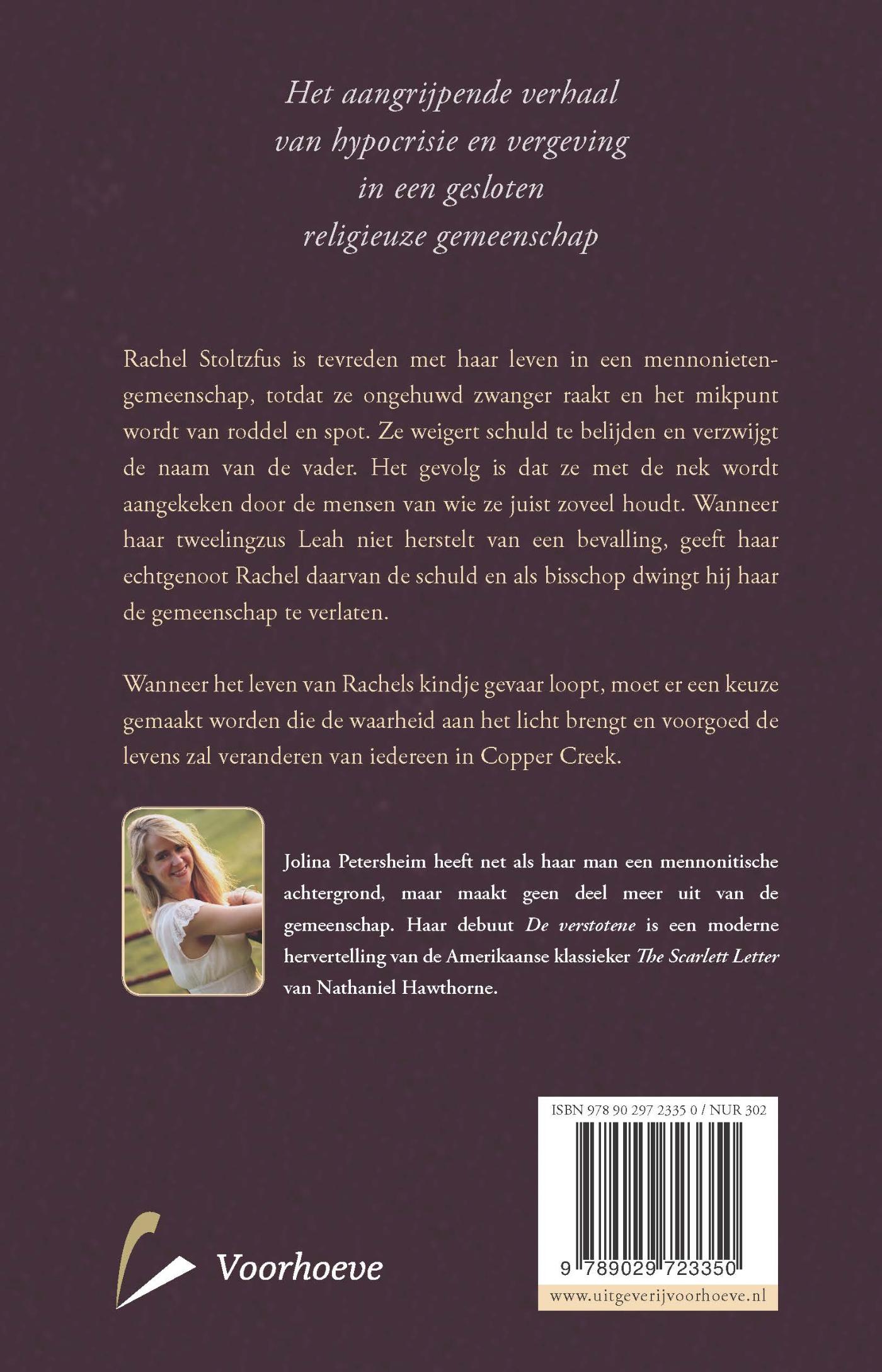 Achterkant van De verstotene