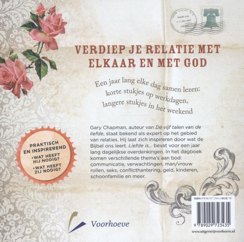 Achterkant van Liefde is