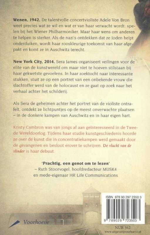 Achterkant van De vlucht van de vlinder