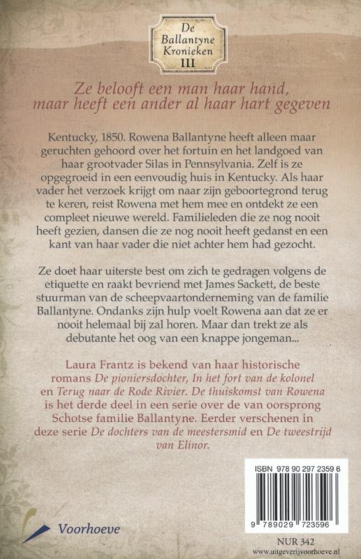 Achterkant van De thuiskomst van Rowena