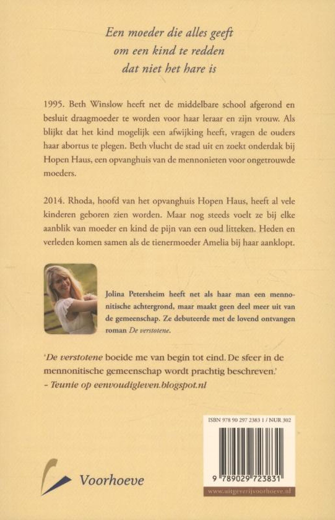 Achterkant van De vroedvrouw