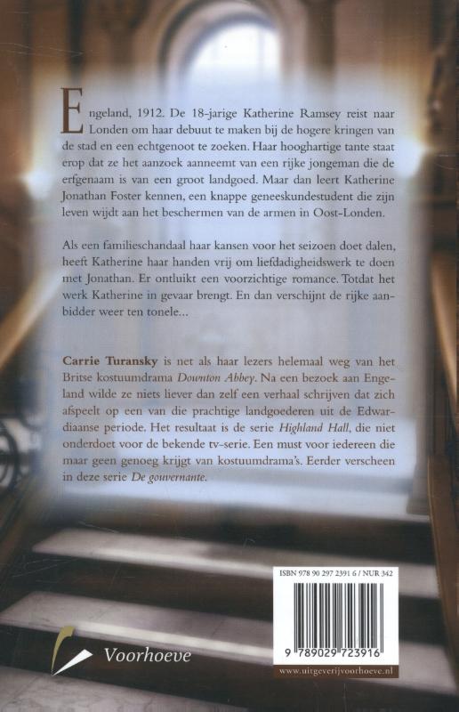 Achterkant van De debutante