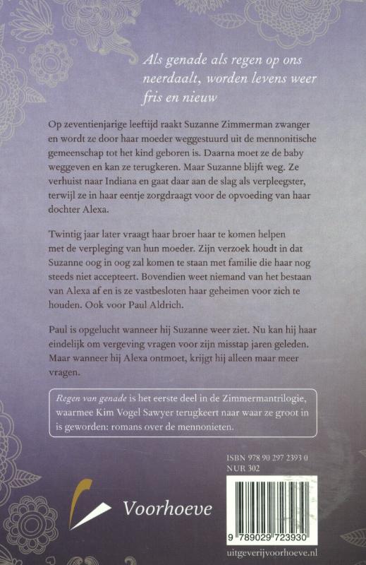 Achterkant van Regen van genade