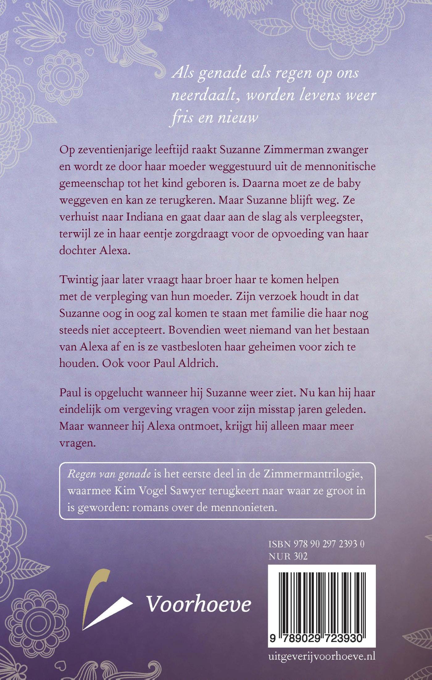 Achterkant van Regen van genade