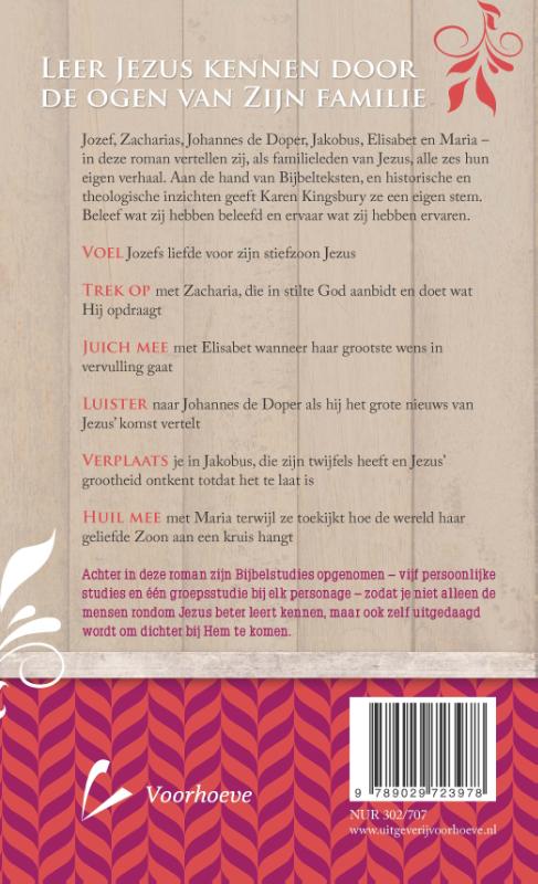 Achterkant van De familie van Jezus