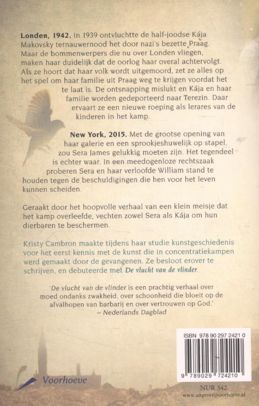 Achterkant van Geen musje zal vallen