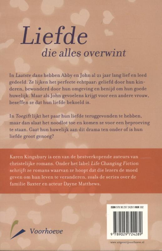 Achterkant van Laatste dans; Toegift