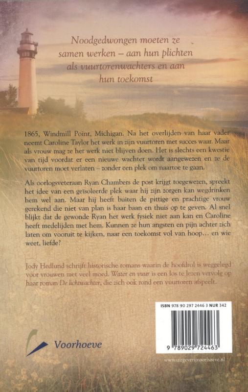 Achterkant van Water en vuur