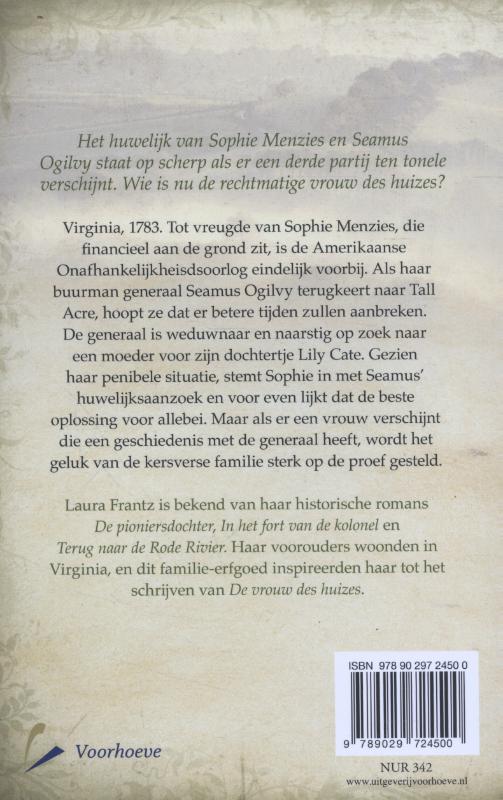 Achterkant van De vrouw des huizes