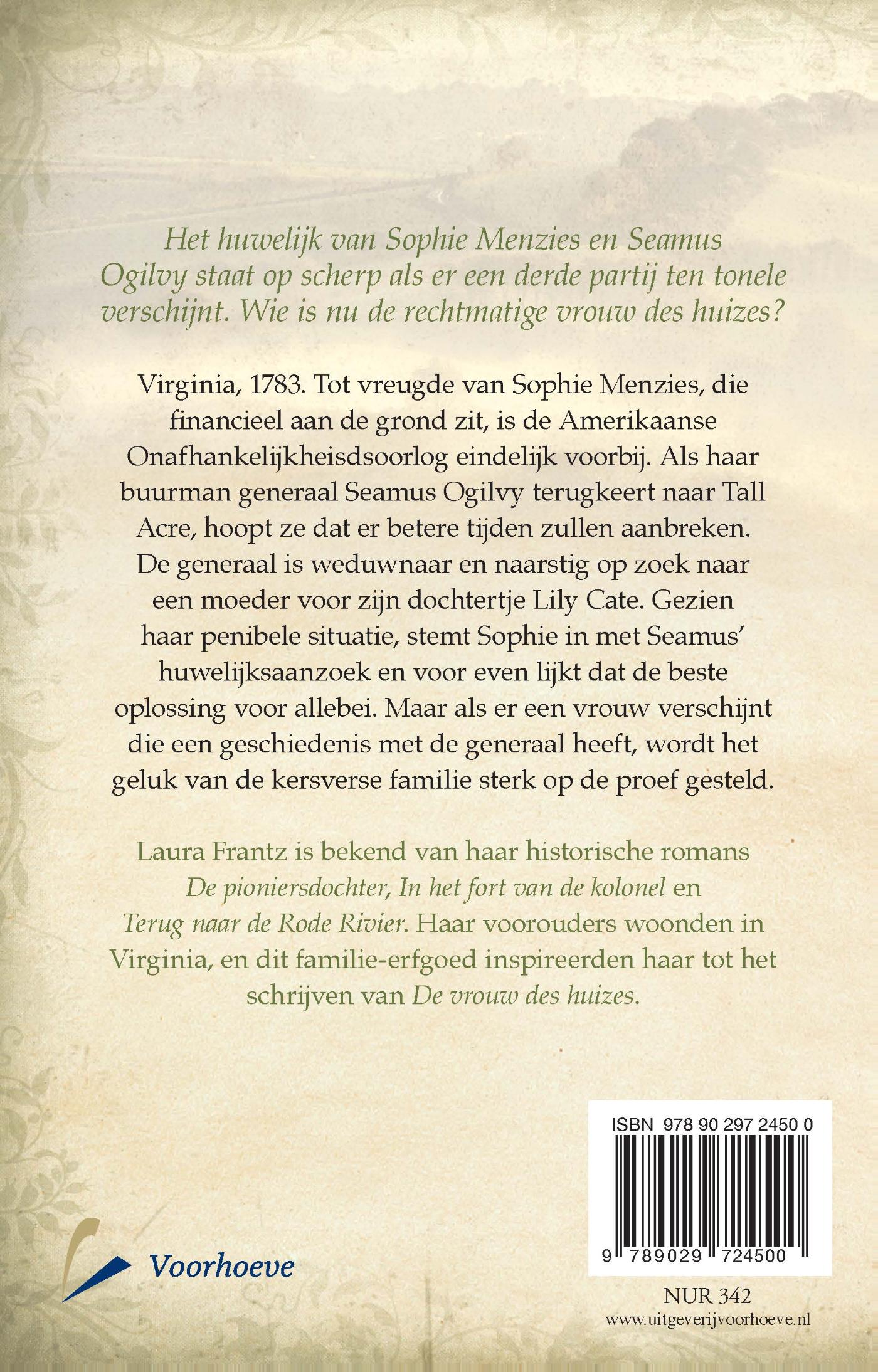 Achterkant van De vrouw des huizes