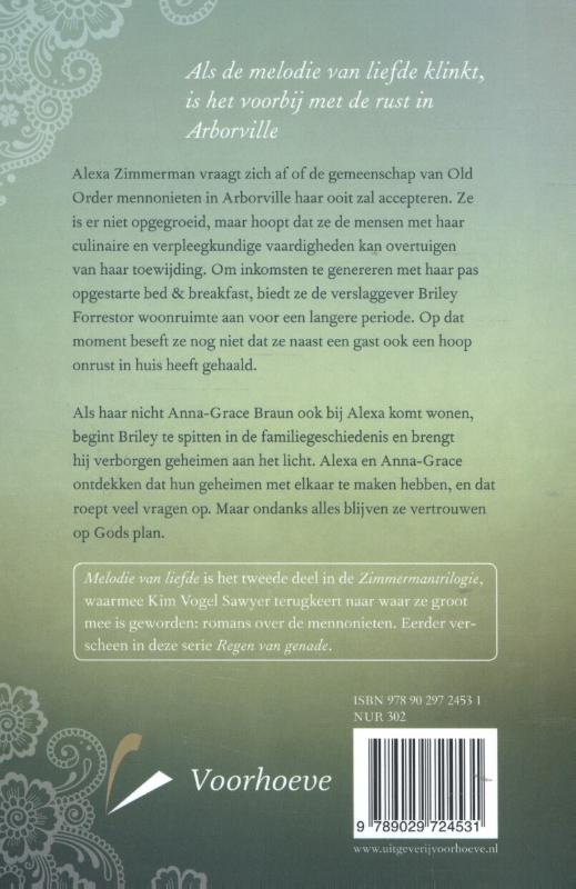 Achterkant van Melodie van liefde