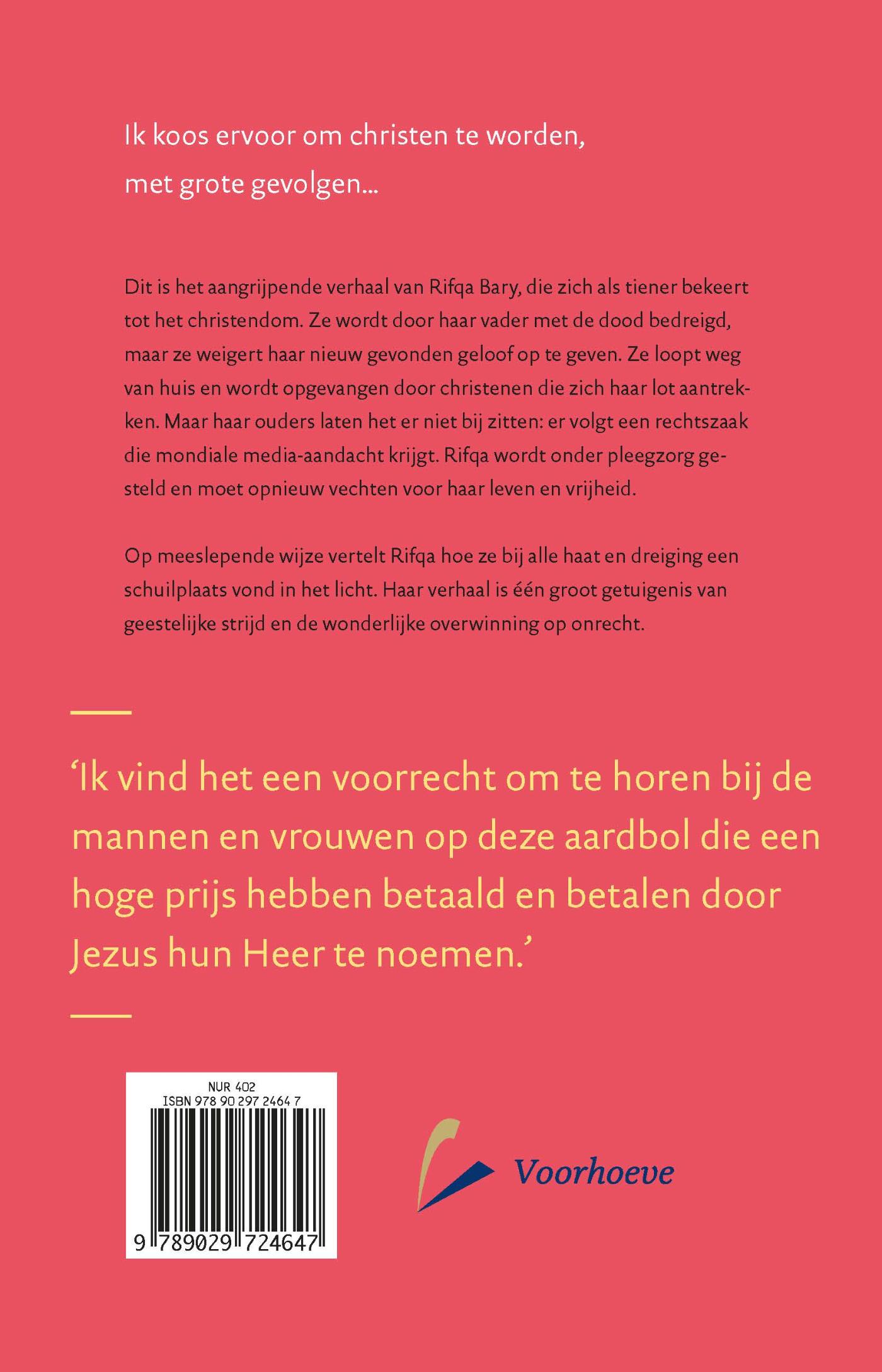 Achterkant van Schuilen in het licht